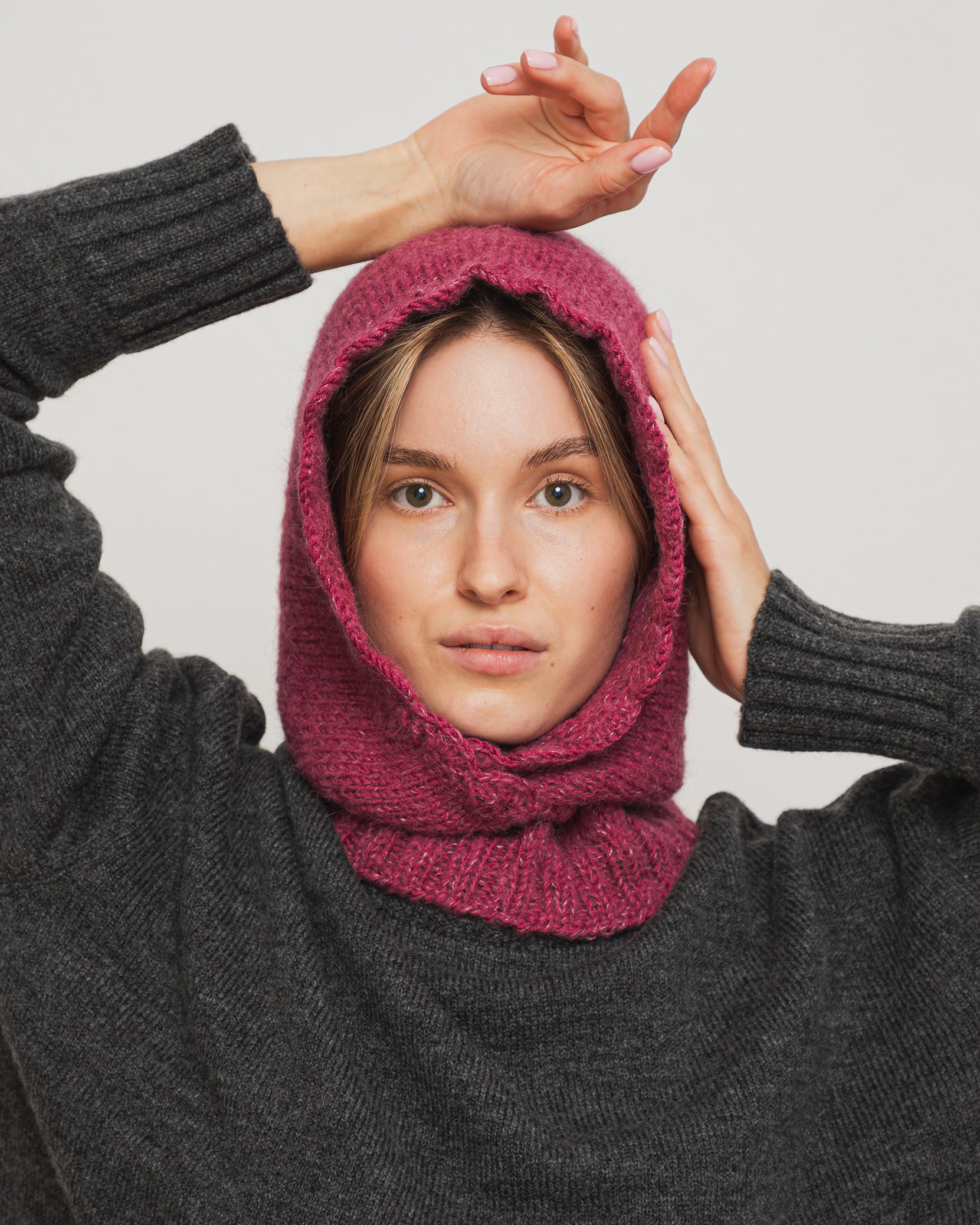 Balaclava DOLORES - MALINOWA